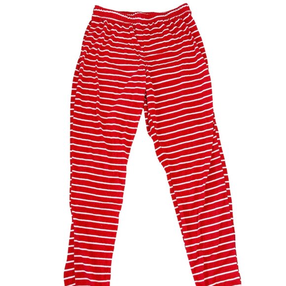 Jammies for your Families Girls Stripe Red & White Set of Pajamas Size L (10/12) - Picture 4 of 4